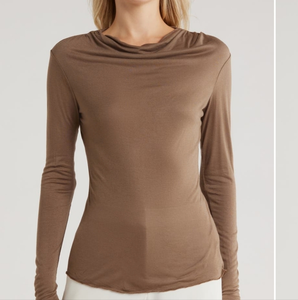 NWT Jason Wu Cowl Neck Top